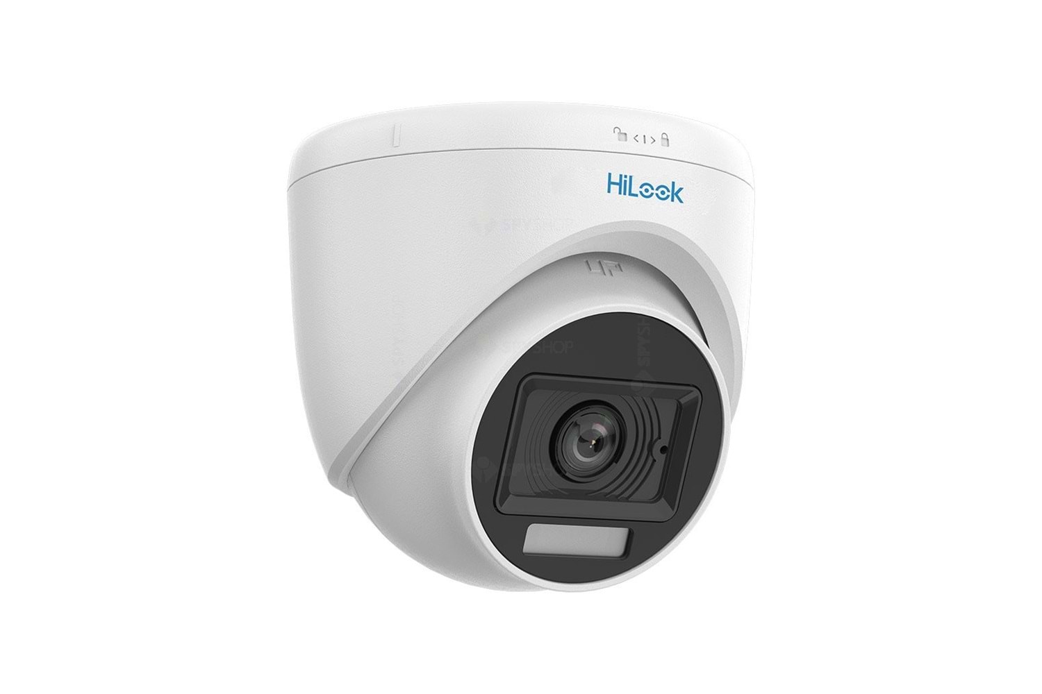 HILOOK THC-T129-LPS, 2Mpix, 2.8mm Lens, 20Mt Gece Görüşü, Color Vu, Dahili Mikrofon, Dome Kamera