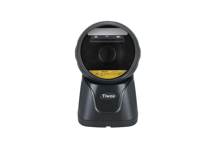 Tiwox VS-240, Masaüstü Tipi, Laser, 2D Karekod, USB Kablolu, Barkod Okuyucu
