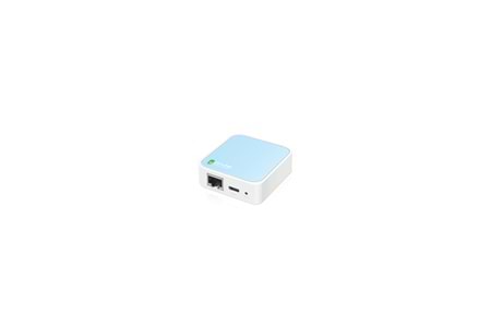 TP-LINK TL-WR802N, 1Port, 300Mbps, 2.4Ghz WiFi, Taşınabilir, Megabit, Nano, Router, Access Point, Repeater