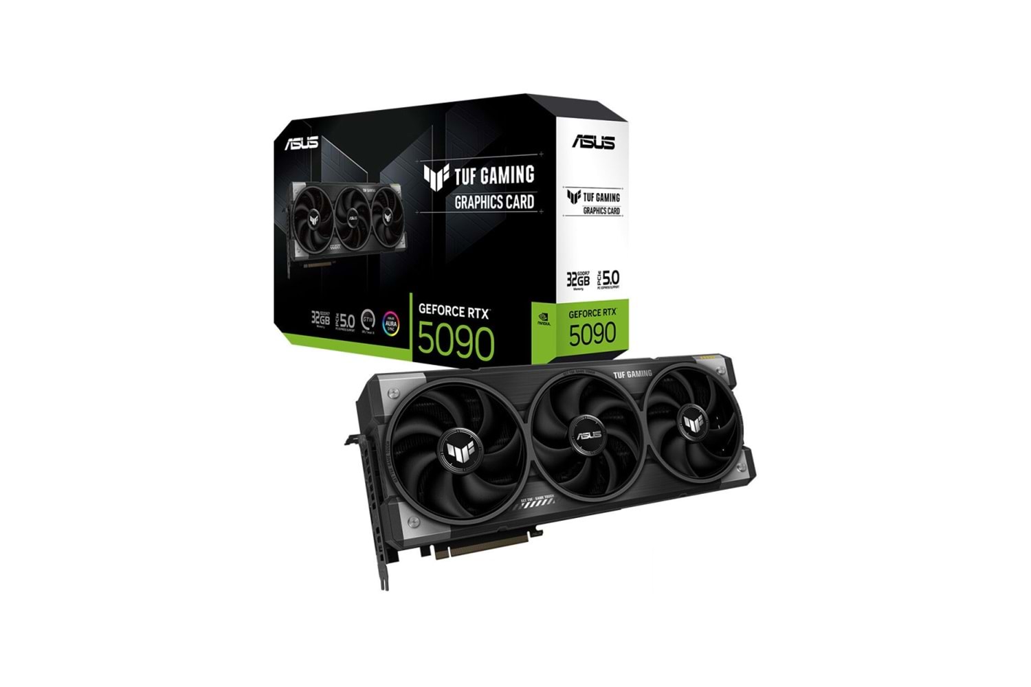 ASUS TUF-RTX5090-O32G-GAMING, 32Gb, 512Bit, GDDR7, 2xHDMI, 3xDP GAMING Ekran Kartı
