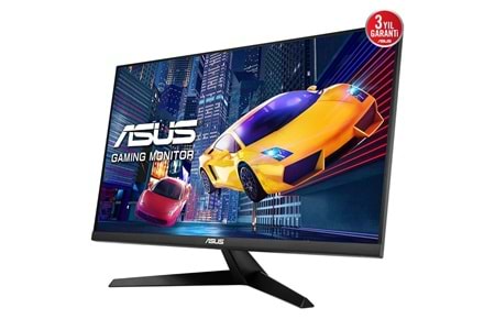 ASUS VY279HGR 27" 1ms, 120Hz, Full HD, HDMI, D-Sub, IPS LED, Anti Bakteriyel, Mavi Işık Filtresi, Eye Care, GAMING Monitör
