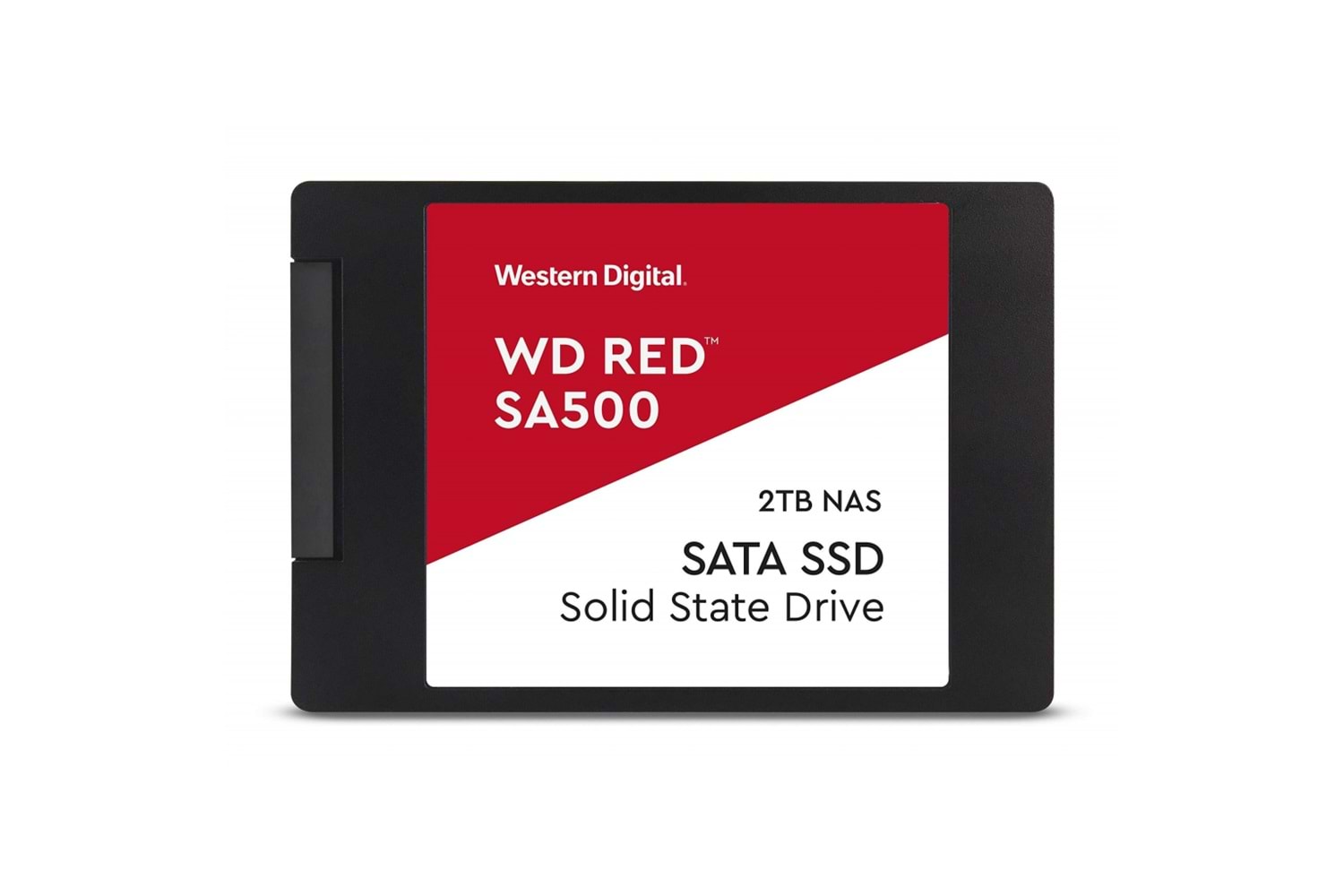 WD Red SA500, WDS200T2R0A, 2TB, 560/530, SERVER ve NAS için Enterprise, 2,5" SATA, SSD