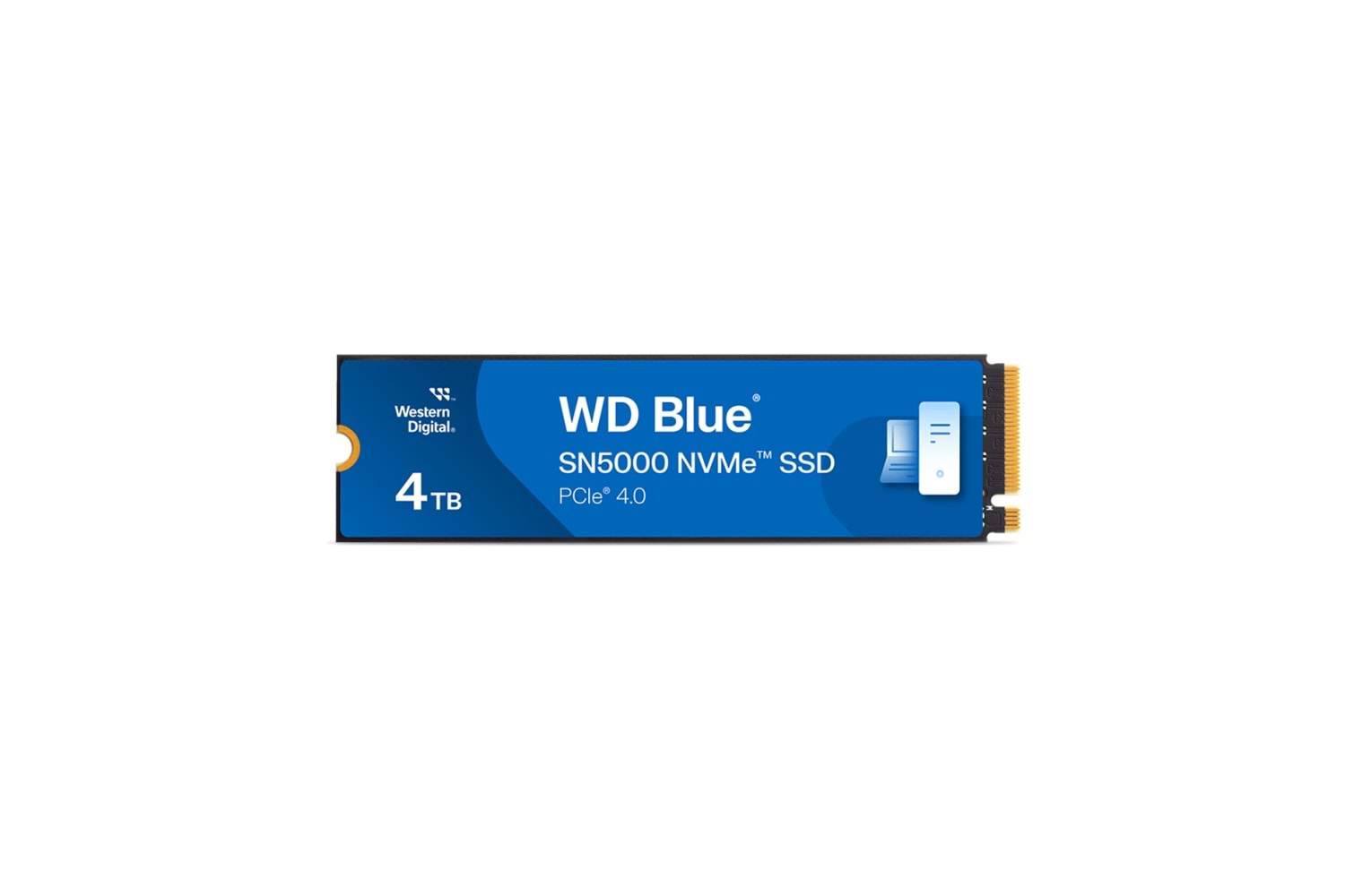 WD Blue SN5000, WDS400T4B0E, 4TB, 5500/5000, Gen4, NVMe PCIe M.2 2280, SSD
